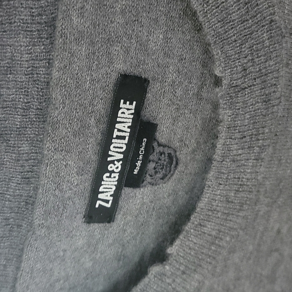 Zadig & Voltaire Kennedy Cp Spi Men’s Cashmere Sweater - Picture 5 of 7